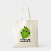 Ik heb je rug grappige Veggie Pun gegeven Tote Bag (Voorkant)