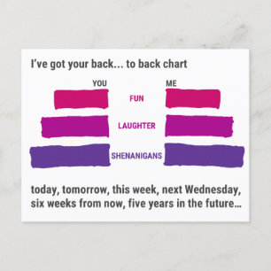 Ik heb je rug... naar terug Briefkaart