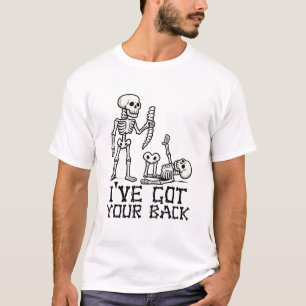 Ik Heb Je Rug Skeletten Wervelkolom Grappige Hallo T-shirt