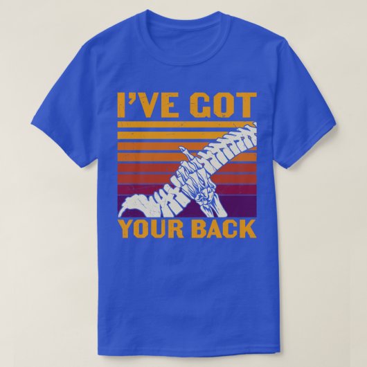 Ik heb je rug t-shirt (Design voorkant)
