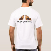Ik heb je rug..... t-shirt (Achterkant)