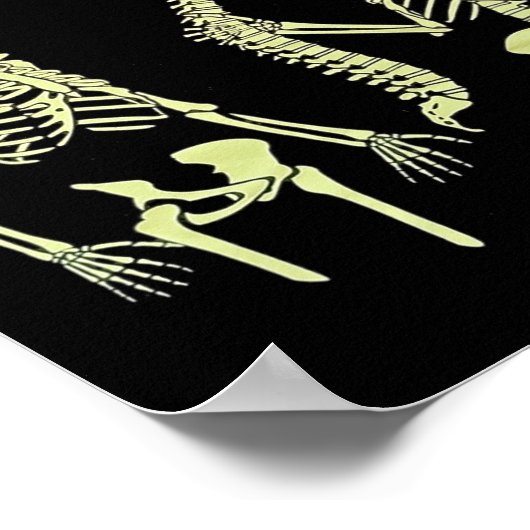 Ik heb je rughalloween skeletspiraal poster (Hoek)