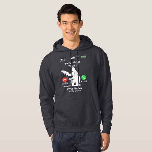 Ik heb je telefoontje gemist hoodie (Voorkant volledig)