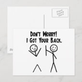 Ik heb je terug! briefkaart (Voorkant / Achterkant)