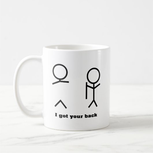 Ik heb je terug. koffiemok (Links)