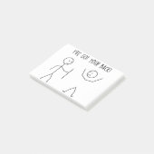 Ik heb je terug post-it® notes (Schuin)