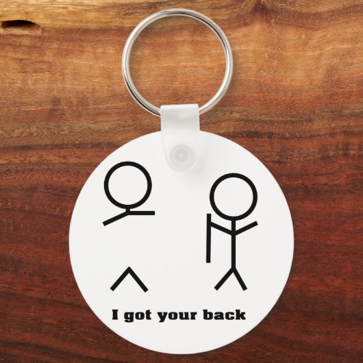 Ik heb je terug. sleutelhanger (Voorkant)