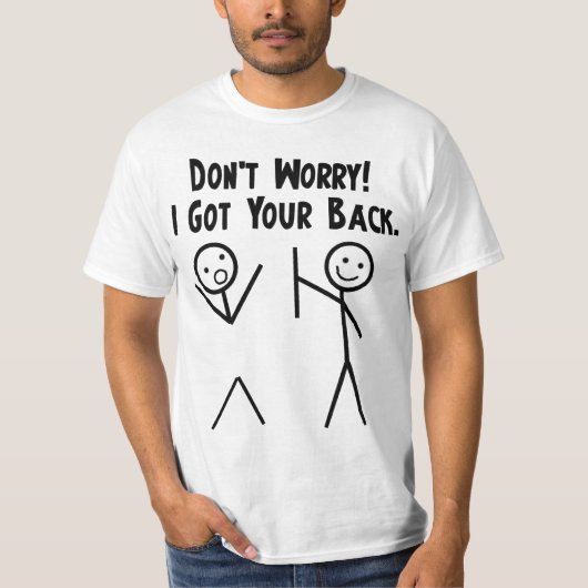 Ik heb je terug! t-shirt (Voorkant)