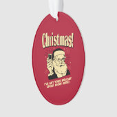 Ik heb je vakantiegeest hier ornament (voorkant)