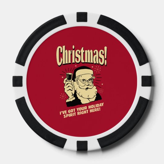 Ik heb je vakantiegeest hier poker chips (Voorkant)