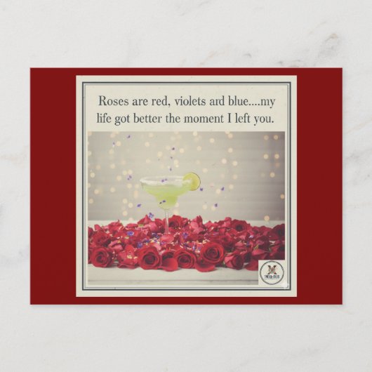 Ik heb je verlaten feestdagenkaart (Voorkant)