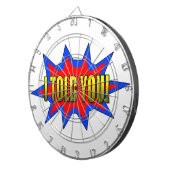 Ik heb je verteld dartbord (Voorkant Rechts)