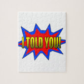 Ik heb je verteld legpuzzel (Verticaal)