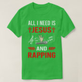 Ik heb Jesus nodig en Rap rapper T-shirt (Design voorkant)