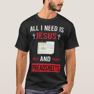 Ik heb Jesus Spreadsheet nodig T-shirt