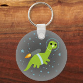 "Ik heb Jetpack!" Flying Brontosaurus met Jetpack Sleutelhanger (Voorkant)