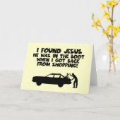 Ik heb Jezus bedeltje gevonden Kaart (Gele Bloem)
