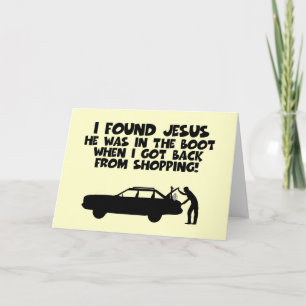 Ik heb Jezus bedeltje gevonden Kaart