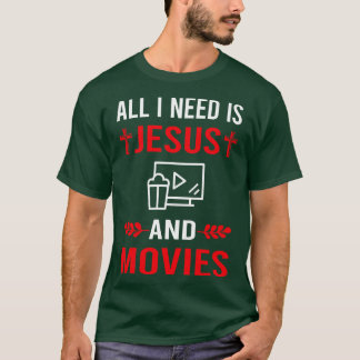 Ik heb Jezus en films nodig T-shirt