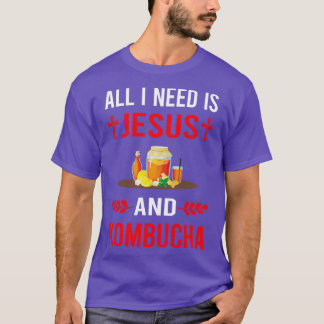 Ik heb Jezus en Kombucha Booch nodig T-shirt