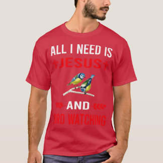 Ik heb Jezus en vogels nodig die vogels in de gate T-shirt