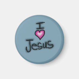 Ik heb Jezus lief, ik hou van Jezus Magneet