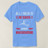 Ik heb Jezus nodig en wakeboarden wakeboarden T-shirt (Design voorkant)
