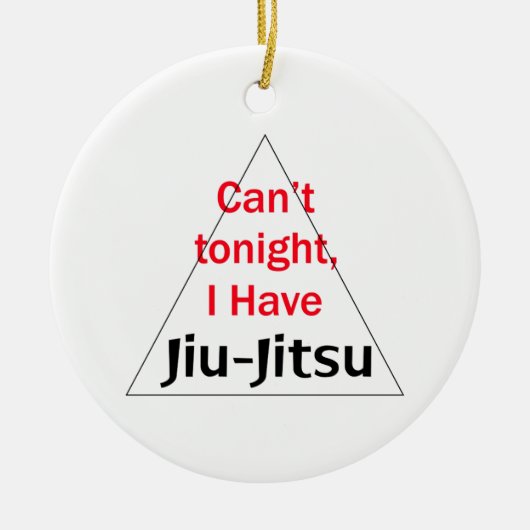 Ik heb Jiu Jitsu Keramisch Ornament (Voorkant)