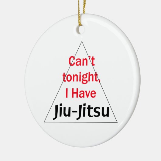 Ik heb Jiu Jitsu Keramisch Ornament (Links)