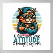 Ik heb jouw houding niet nodig, ik heb mijn eigen poster (Voorkant)