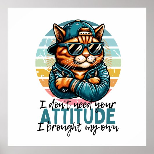 Ik heb jouw houding niet nodig, ik heb mijn eigen poster (Voorkant)