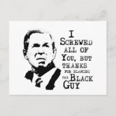 Ik heb jullie allemaal genaaid, behalve bedankt, v briefkaart (Voorkant)