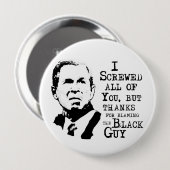 Ik heb jullie allemaal genaaid, behalve bedankt, v ronde button 4,0 cm (Voorkant /achterkant)