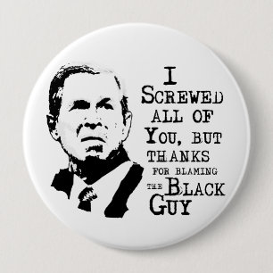 Ik heb jullie allemaal genaaid, behalve bedankt, v ronde button 4,0 cm