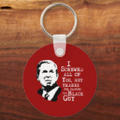 Ik heb jullie allemaal genaaid, behalve bedankt, v sleutelhanger (Voorkant)