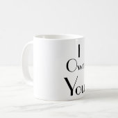 Ik heb jullie grappige verhalen over Typografie Koffiemok (Voorkant links)