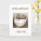 IK HEB "JULLIE" TOAST OP "ONZE NIVERARY KAART (Gele Bloem)