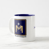 Ik heb kamer gemaakt. tweekleurige koffiemok (Voorkant links)