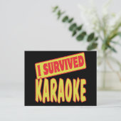 IK HEB KARAOKE OVERLEEFD BRIEFKAART (Staand voorkant)