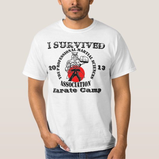 Ik heb karate Camp overleefd T-shirt (Voorkant)