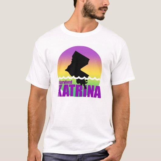 Ik heb Katrina overleefd T-shirt (Voorkant)