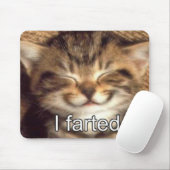 Ik heb kattekeukenmousepad gekweekt muismat (Met muis)