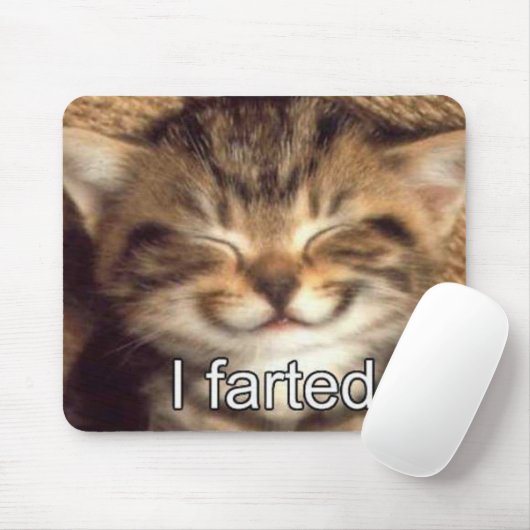 Ik heb kattekeukenmousepad gekweekt muismat (Met muis)