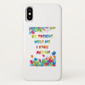 Ik heb kennis van autisme Case-Mate iPhone case (Achterkant)