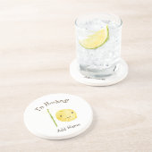 Ik heb keramische versiering. zandsteen onderzetter (Zijkant)