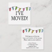 Ik heb Kerstboomverlichting verplaatst Informatiekaartje (Voorkant / Achterkant)