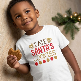 Ik Heb Kerstman Koekjes Gegeten Kerstcadeau Kinder Shirts