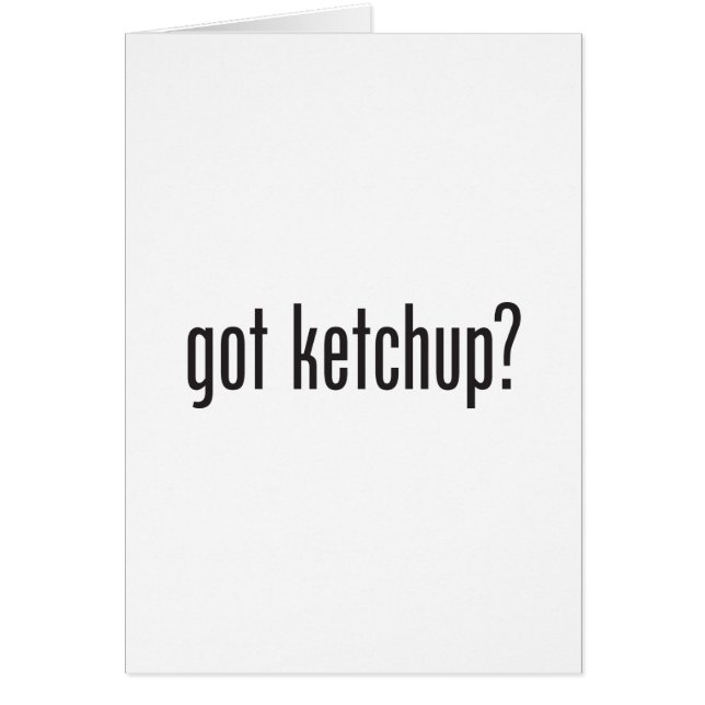 Ik heb ketchup (Voorkant)
