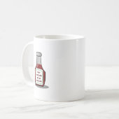 Ik heb ketchup op m'n ketchup gezet koffiemok (Voorkant links)