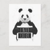 Ik heb kleur nodig briefkaart (Voorkant)